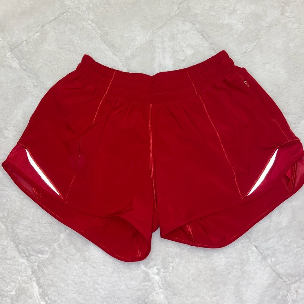 lululemon athletica Red Athletic Shorts